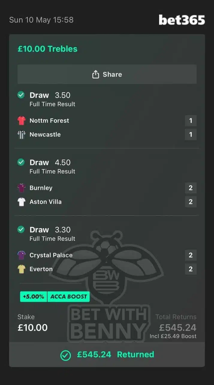 Winning Slip 16