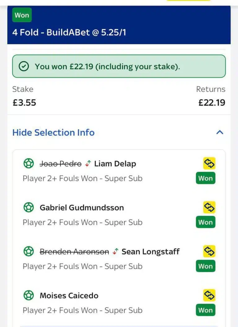 Winning Slip 29